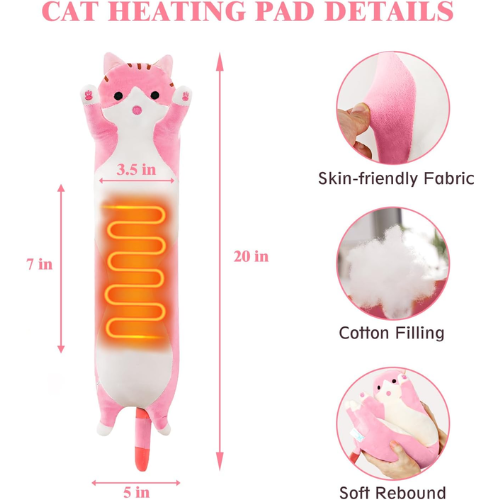 Almohadilla Térmica Relajante de Gatito