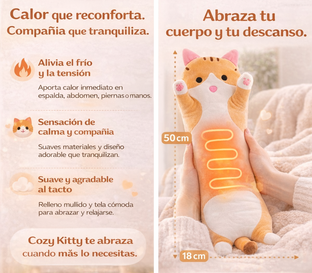 Peluche Calefactable de Gatito